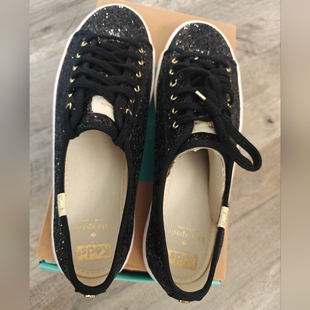 Keds Women's Kickstart KS Glitter Black - Picture 9 of 11